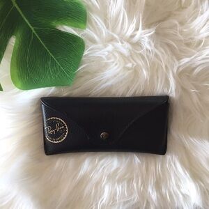 RAY-BAN Leather Case Black